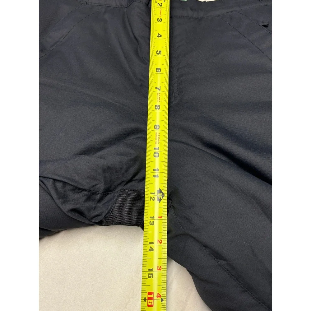 NWT LL Bean Cold Buster Snow Pants Youth 18 Black Insulated Adjustable Ski 30X32